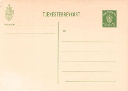 NORWAY - TJENESTEBREVKORT 10 Ö 1933 Unc Mi DP5 / *2082 - Postal Stationery