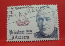 N°142 - 7 Pesetas - Année 1981 - Timbre Oblitéré Andorre Espagnol - - Used Stamps