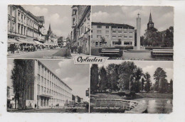 5090 LEVERKUSEN - OPLADEN,  Kölner Straße, DGB-Haus, Postamt-Bahnhofstrasse, Wiembach-Weiher, 1955 - Leverkusen