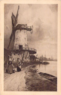 ILLUSTRATEUR Non Signée - Vieux Moulin Et Barque - Carte Postale Ancienne - Non Classés