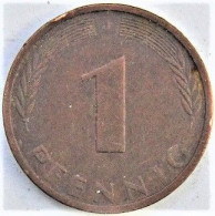 Pièce De Monnaie 1 Pfennig 1971 J - 1 Pfennig