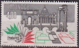 Italia'85 - MONACO - Exposition Philatélique Mondiale - N° 1491 - 1985 - Gebruikt