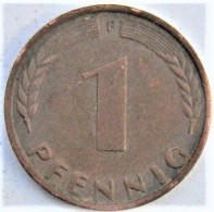 Pièce De Monnaie 1 Pfennig 1972 F - 1 Pfennig