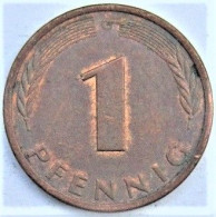 Pièce De Monnaie 1 Pfennig 1978 G - 1 Pfennig