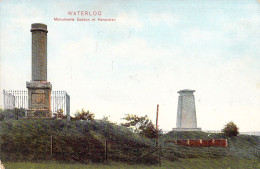 NAPOLEON - Waterloo - Monuments Gordon Et Hanovrien - Carte Postale Ancienne - Personnages