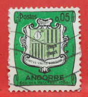 N°164 - 0.05 Francs - Année 1961 - Timbre Oblitéré Andorre Français - - Gebruikt