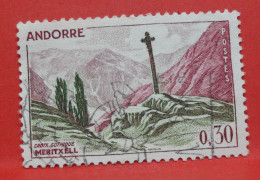 N°169 - 0.30 Francs - Année 1961 - Timbre Oblitéré Andorre Français - - Gebraucht