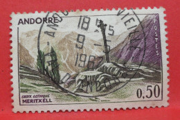 N°171 - 0.50 Francs - Année 1961 - Timbre Oblitéré Andorre Français - - Usati