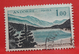 N°174 - 1.00 Franc - Année 1961 - Timbre Oblitéré Andorre Français - - Used Stamps