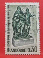 N°202 - 0.30 Franc - Année 1967 - Timbre Oblitéré Andorre Français - - Oblitérés