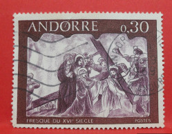 N°211 - 0.30 Franc - Année 1968 - Timbre Oblitéré Andorre Français - - Gebraucht