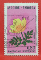 N°267 - 0.80 Franc - Année 1975 - Timbre Oblitéré Andorre Français - - Gebraucht