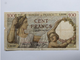 BILLET DE BANQUE FRANCE SULLY 100 - 100 F 1939-1942 ''Sully''