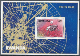 TIMBRE  ZEGEL STAMP RWANDA BF 74 VIKING MARS  XX - Andere & Zonder Classificatie