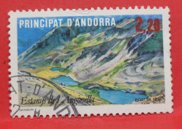 N°372 - 2.20 Francs - Année 1986 - Timbre Oblitéré Andorre Français - - Oblitérés