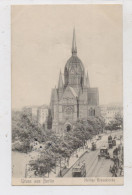 1000 BERLIN - KREUZBERG, Heilig-Kreuz-Kirche, Strassenbahnen, Fuhrwerke, Belebte Szene, 1905 - Kreuzberg