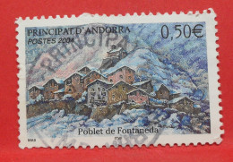 N°618 - 0.50€ - Année 2004 - Timbre Oblitéré Andorre Français - - Used Stamps