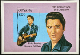 Guyana, 1993, Mi 4170, Famous People Of The Twentieth Century-Arts And Literature, Elvis Presley, Block 280, MNH - Elvis Presley