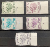 België, Selectie Elström Met Plaatnummers, Postfris ** - 1971-1980