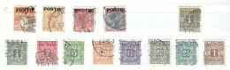 DANEMARK Taxe Ca.1921-30: Lot D' Obl. - Portomarken