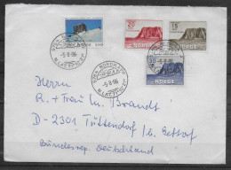 NORVEGE Lettre 1986 Le Cap Nord Antarctique - Otros & Sin Clasificación