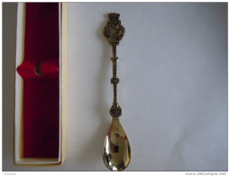 BRUXELLES SAINT MICHEL DRAGON Draak Vintage Souvenir Lepel Petite Cuilllère Pour Little Spoon (ref 47) - Cuillers