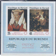 TIMBRE  ZEGEL STAMP REPUBLIQUE DU BURUNDI BF 20A EXPO MONTREAL  XX - Hojas Y Bloques