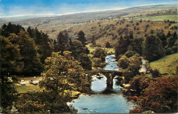 England Dartmoor Hexworthy Huccaby Bridge Panoramic View - Dartmoor