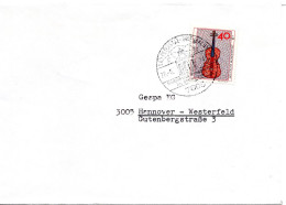 59077 - Bund - 1974 - 40Pfg Geige EF A Bf BAD PETERSTAL-GRIESBACH -> Hannover - Music