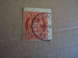 CRETE GREECE USED  STAMPS   1901  POSTMARK  ΧΑΝΙΑ   50Λ - Crète