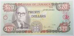 Jamaïque - 20 Dollars - 1995 - PICK 72e - NEUF - Jamaica