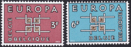BELGIQUE, 1963, EUROPA ( COB 1260-1261 **) - 1963
