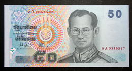 Thailand Banknote 50 Baht Series 15 P#112 Type 2 SIGN#74 Prefix 0Aก - Thailand