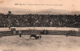 Corrida - Arènes De Céret - Une Passe De Muleta à Genou - Torero Toréador - Corridas