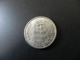 Jeton Token - Italy Italia - Leonardo Da Vinci - Arte Scienza Tecnica - Altri & Non Classificati