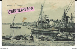 Campania-portici Il Granatello Veduta Del Porto Pescatori Su Barche Animata Primissimi Anni 30 (f.picc./v.retro) - Portici