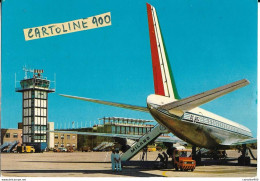 Lombardia Varese Gallarate Aeroporto Civile Della Malpensa Fine Anni 60 Veduta Aereo In Pista Torre Controllo  (v.retro) - Aerodromes