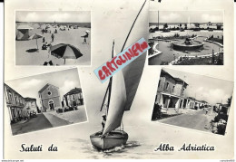 Abruzzo-teramo-alba Adriatica Vedute Vedutine Animate Saluti Da Alba Adriatica - Andere & Zonder Classificatie