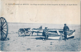 85 Notre Dame  De Monts -  La Plage De Sable  Fin  D'une Longueur De 20 Kms En Ligne Droite - Beauvoir Sur Mer