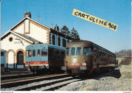 Piemonte-torino-stazione Ferroviaria Di Caluso Veduta Treno Locale Fermo Treno Littorina In Transito - Sonstige & Ohne Zuordnung