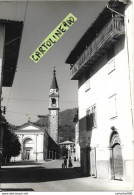 Trentino Alto Adige-trento-tiarno Di Sotto Frazione Di Ledro La Chiesa Veduta Piazza Campanile Case Persone Anni 50/60 - Other & Unclassified