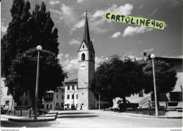 Trentino Alto Adige-trento-caraveno Val Di Non Veduta Piazza Di Caraveno Campanile Albergo Giardini Auto Epoca Animata - Altri & Non Classificati