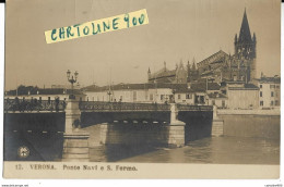 Veneto-verona Ponte Navi E S.fermo Cartolina N P G (f.piccolo/v.retro) - Verona