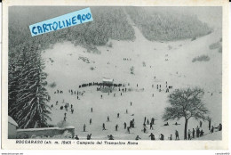 Abruzzo-l'aquila-roccaraso Campetto Del Trampolino Roma Animata Veduta Sciatori Piste Sci  (f.piccolo) - Autres & Non Classés