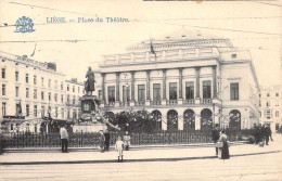 BELGIQUE - Liège - Place Du Théâtre - Carte Postale Ancienne - Liege