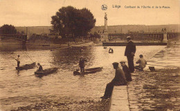 BELGIQUE - Liège - Confluent De L'Ourthe Et De La Meuse - Carte Postale Ancienne - Liege