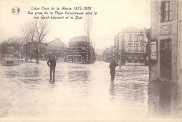 BELGIQUE - Liège - Crue De La Meuse 1925-1926 - Vue Prise De La Place Coronmeuse Vers La Rue.. - Carte Postale Ancienne - Liege