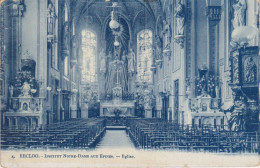 Eecloo/Eekloo Zichtkaart/carte Postale Institut Notre Dame Aux Epines Eglise. Zie/voir 2 Scans - Eeklo