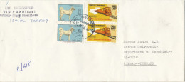 Turkey Registered Cover Sent To Denmark Izmir 15-3-1974 - Storia Postale