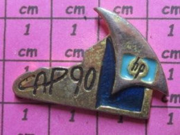 713g Pin's Pins / Beau Et Rare / SPORTS / VOILE VOLIER HP HEWLETT-PACKARD CAP 90 - Sailing, Yachting